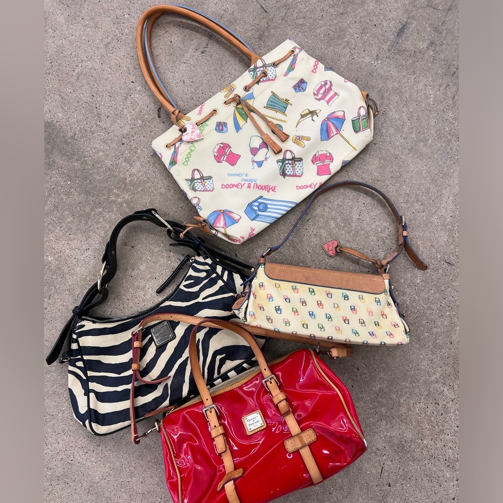 Vintage Dooney & Bourke Purse Bundle of 4